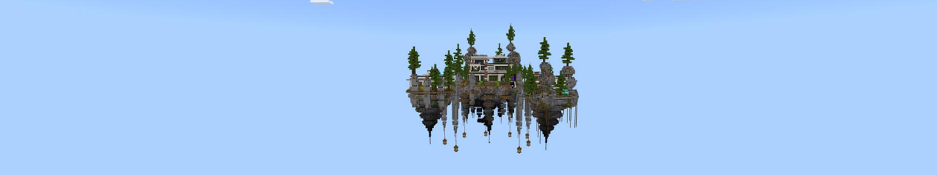 Panorama of the Minecraft Bedrock Marketplace product Millionaire Skyblock created by Odyssey Builds.