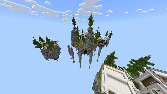 Screenshot of the Minecraft Bedrock Marketplace product Millionaire Skyblock created by Odyssey Builds.