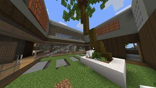 Screenshot of the Minecraft Bedrock Marketplace product Modern Millionaire Mansion created by Odyssey Builds.