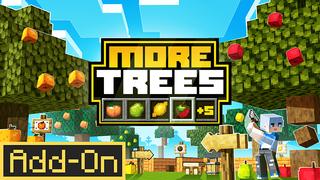 Thumbnail of the Minecraft Bedrock Marketplace product More Trees Add-On created by Odyssey Builds.