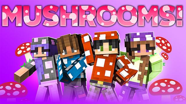 Thumbnail of the Minecraft Bedrock Marketplace product Mushrooms! created by Odyssey Builds.