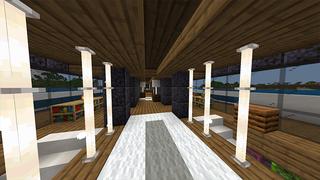 Screenshot of the Minecraft Bedrock Marketplace product Netherite Boat created by Odyssey Builds.