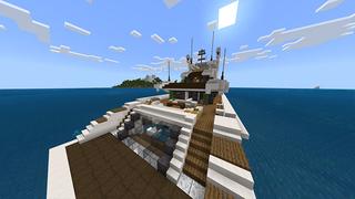 Screenshot of the Minecraft Bedrock Marketplace product Netherite Boat created by Odyssey Builds.