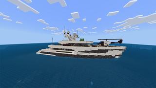 Screenshot of the Minecraft Bedrock Marketplace product Netherite Boat created by Odyssey Builds.