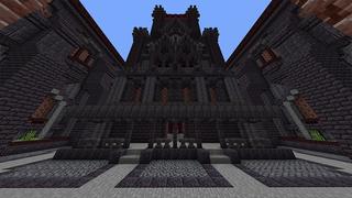 Screenshot of the Minecraft Bedrock Marketplace product Netherite Castle created by Odyssey Builds.