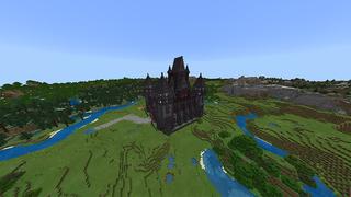 Screenshot of the Minecraft Bedrock Marketplace product Netherite Castle created by Odyssey Builds.
