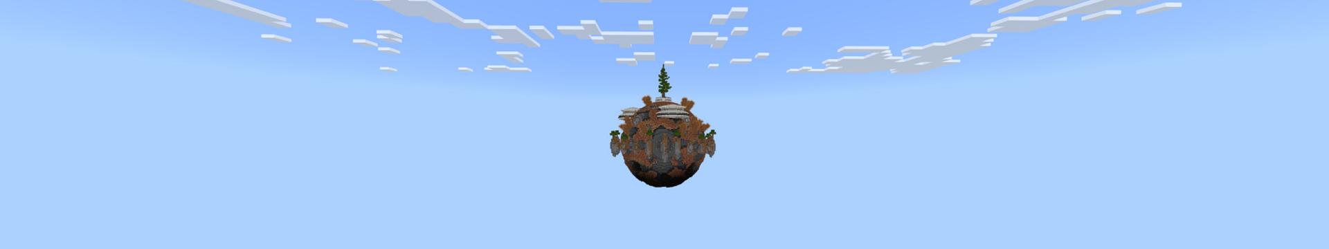 Panorama of the Minecraft Bedrock Marketplace product Netherite Planet created by Odyssey Builds.