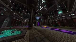 Screenshot of the Minecraft Bedrock Marketplace product Netherite Pyramid created by Odyssey Builds.