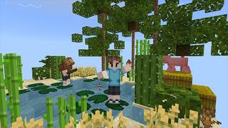 Screenshot of the Minecraft Bedrock Marketplace product One Sphere Skyblock created by Odyssey Builds.