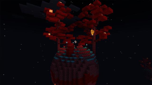 Screenshot of the Minecraft Bedrock Marketplace product One Sphere Skyblock created by Odyssey Builds.