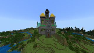 Screenshot of the Minecraft Bedrock Marketplace product OP Castle created by Odyssey Builds.