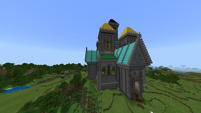 Screenshot of the Minecraft Bedrock Marketplace product OP Castle created by Odyssey Builds.