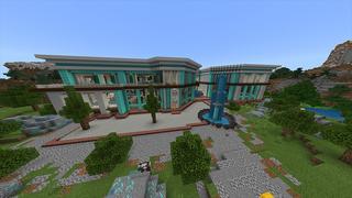 Screenshot of the Minecraft Bedrock Marketplace product OP Mansion created by Odyssey Builds.