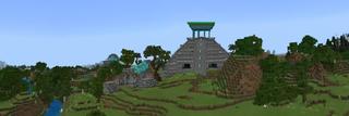 Panorama of the Minecraft Bedrock Marketplace product OP Ruins created by Odyssey Builds.