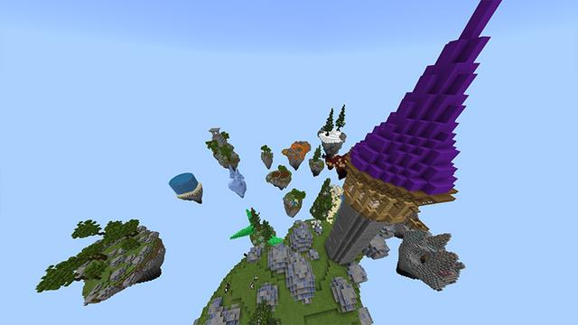 Screenshot of the Minecraft Bedrock Marketplace product OP Skyblock created by Odyssey Builds.