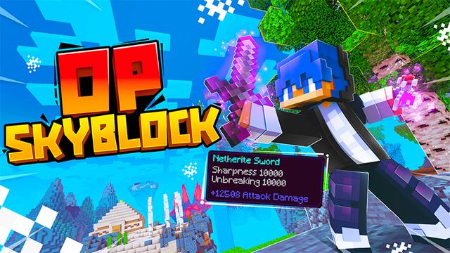 Thumbnail of the Minecraft Bedrock Marketplace product OP Skyblock created by Odyssey Builds.