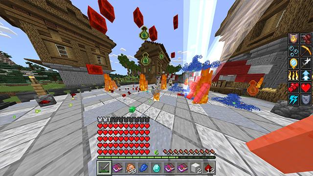 Screenshot of the Minecraft Bedrock Marketplace product Ore Potions created by Odyssey Builds.