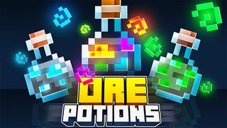 Thumbnail of the Minecraft Bedrock Marketplace product Ore Potions created by Odyssey Builds.