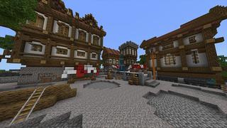 Screenshot of the Minecraft Bedrock Marketplace product Pirate Isle created by Odyssey Builds.