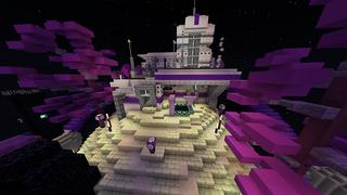 Screenshot of the Minecraft Bedrock Marketplace product Survie des planètes created by Odyssey Builds.