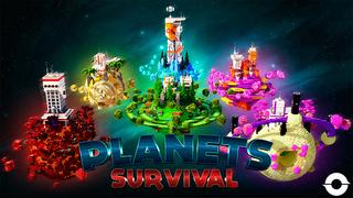 Thumbnail of the Minecraft Bedrock Marketplace product Planets Survival created by Odyssey Builds.
