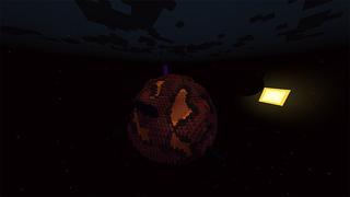 Screenshot of the Minecraft Bedrock Marketplace product Planets created by Odyssey Builds.