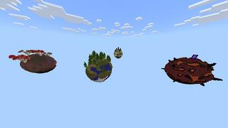 Screenshot of the Minecraft Bedrock Marketplace product Planets created by Odyssey Builds.