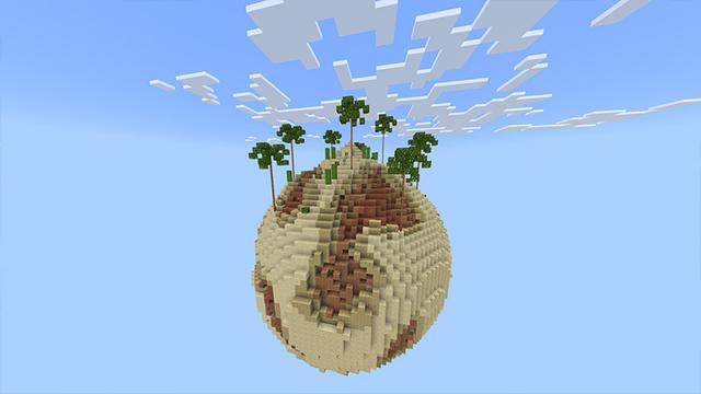 Screenshot of the Minecraft Bedrock Marketplace product Planets created by Odyssey Builds.