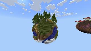 Screenshot of the Minecraft Bedrock Marketplace product Planets created by Odyssey Builds.