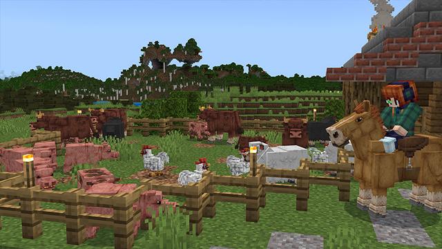 Screenshot of the Minecraft Bedrock Marketplace product Realistic Mobs created by Odyssey Builds.