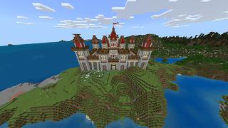 Screenshot of the Minecraft Bedrock Marketplace product Redstone Castle created by Odyssey Builds.