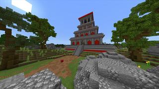 Screenshot of the Minecraft Bedrock Marketplace product Redstone Temple created by Odyssey Builds.