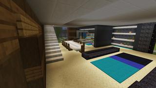 Screenshot of the Minecraft Bedrock Marketplace product Rich Life Mansion created by Odyssey Builds.