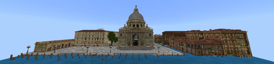 Panorama of the Minecraft Bedrock Marketplace product ROLEPLAY: Venice created by Odyssey Builds.