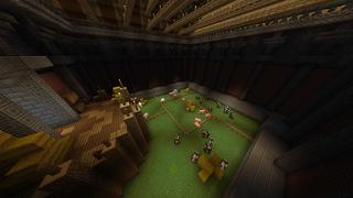 Screenshot of the Minecraft Bedrock Marketplace product Secret Underground Mansion created by Odyssey Builds.