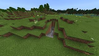 Screenshot of the Minecraft Bedrock Marketplace product Secret Underground Mansion created by Odyssey Builds.