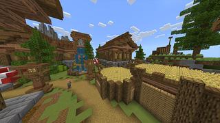 Screenshot of the Minecraft Bedrock Marketplace product Shipwreck Skyblock created by Odyssey Builds.