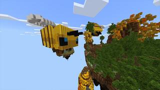 Screenshot of the Minecraft Bedrock Marketplace product Sky BEElock created by Odyssey Builds.