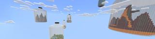Panorama of the Minecraft Bedrock Marketplace product Skyblock: Bottles created by Odyssey Builds.