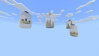 Screenshot of the Minecraft Bedrock Marketplace product Skyblock: Bottles created by Odyssey Builds.