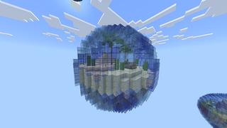 Screenshot of the Minecraft Bedrock Marketplace product Skyblock Bubbles created by Odyssey Builds.