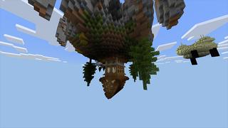 Screenshot of the Minecraft Bedrock Marketplace product Skyblock but Upside Down created by Odyssey Builds.