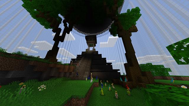 Screenshot of the Minecraft Bedrock Marketplace product Skyblock Jars created by Odyssey Builds.