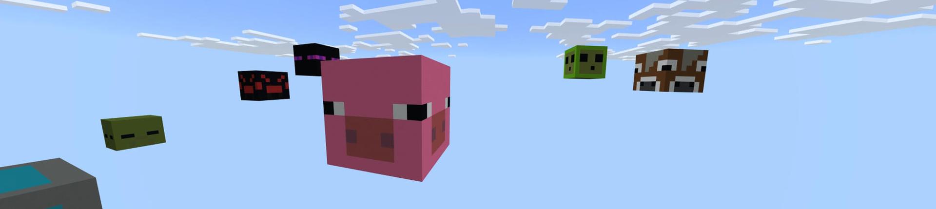 Panorama of the Minecraft Bedrock Marketplace product Skyblock: Mobs created by Odyssey Builds.