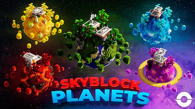 Thumbnail of the Minecraft Bedrock Marketplace product Skyblock Planets created by Odyssey Builds.