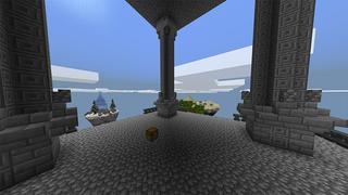 Screenshot of the Minecraft Bedrock Marketplace product Skyblock Temples created by Odyssey Builds.