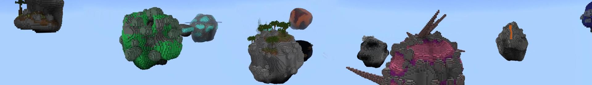 Panorama of the Minecraft Bedrock Marketplace product Solar Planets created by Odyssey Builds.