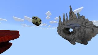 Screenshot of the Minecraft Bedrock Marketplace product Spaceblock created by Odyssey Builds.