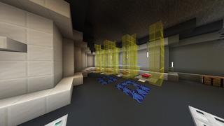 Screenshot of the Minecraft Bedrock Marketplace product Spaceship Survival created by Odyssey Builds.