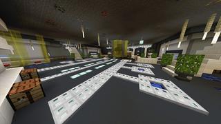 Screenshot of the Minecraft Bedrock Marketplace product Spaceship Survival created by Odyssey Builds.